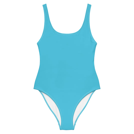 Blue Fish One-Piece Swimsuit