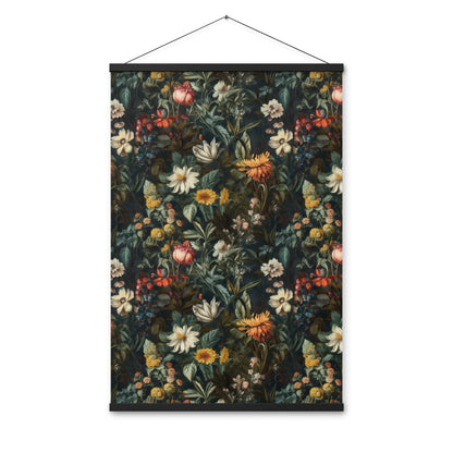 Noir Garden Poster With Hangers