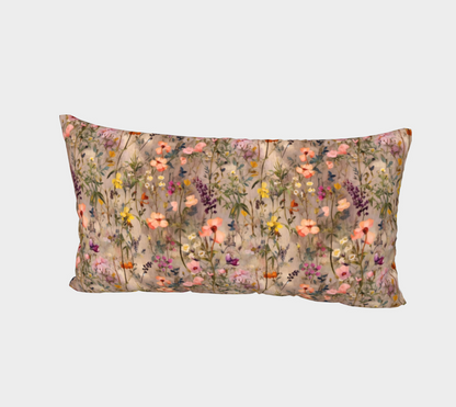 Rustic Wildflowers Bed Pillow Sham